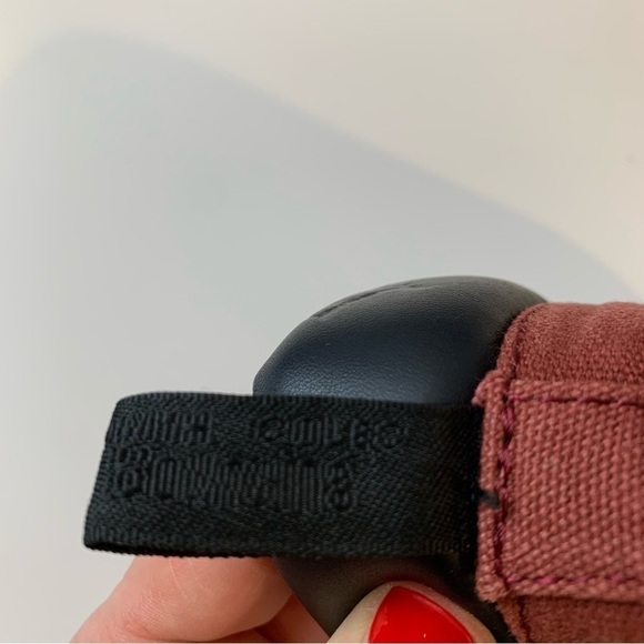 Dr Martens sz 6 Red Maelly Canvas Ankle Boots Padded Collar Women's Shoes - Picture 11 of 12